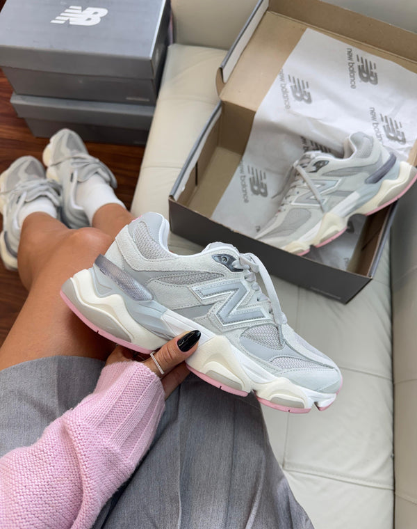 NB 9060 Couro Cinza/Rosa