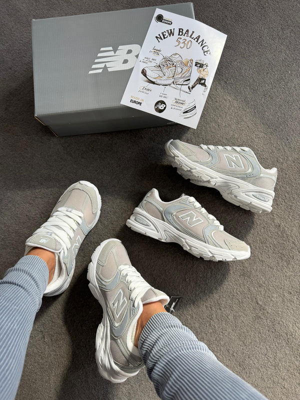 New Balance 530 cinza / branco