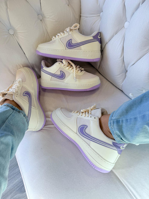 Air Force GS Prime Off-white/ Lilas